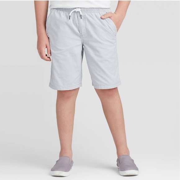 Cat & Jack light grey pull-on short - Picture 2 of 3